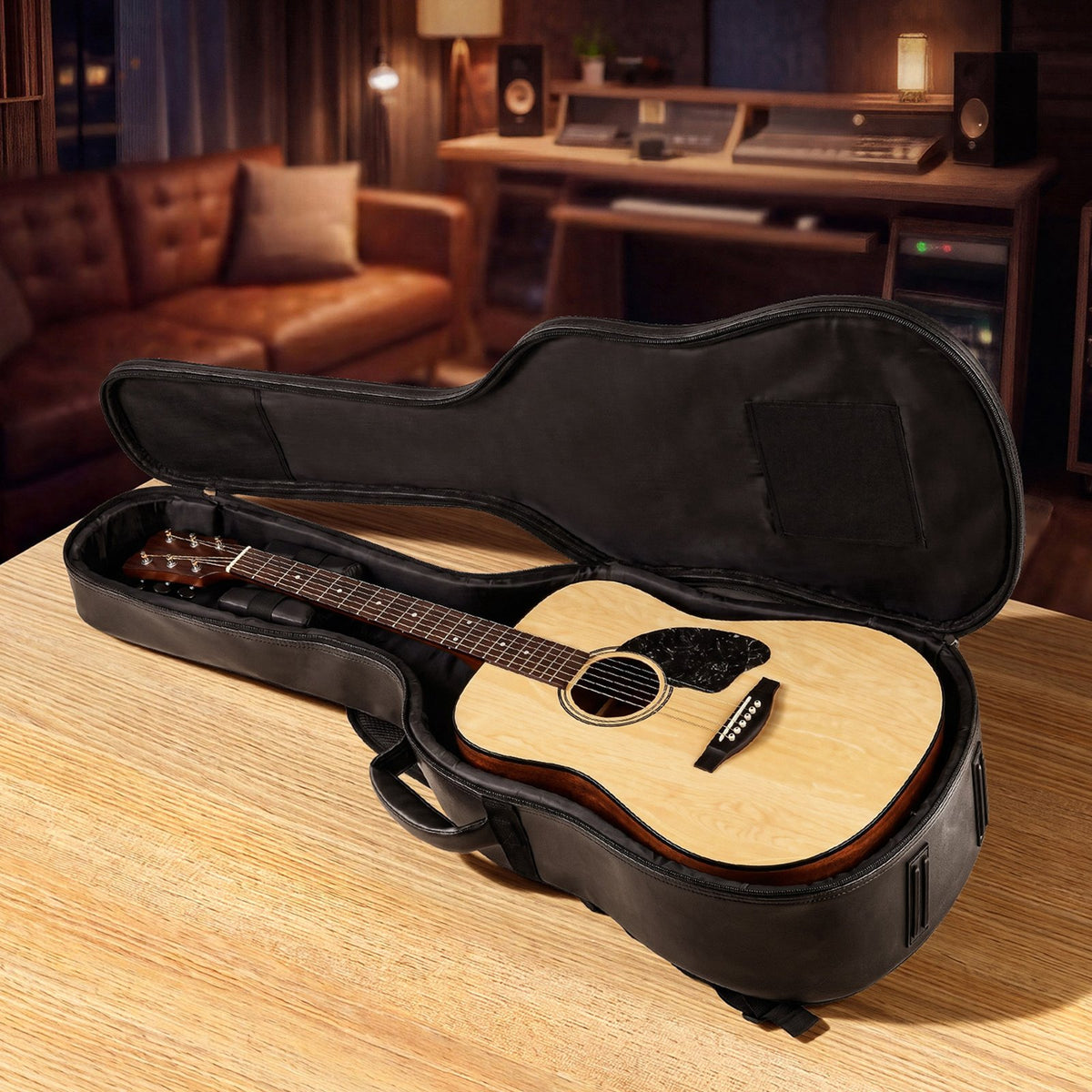 Akustinės gitaros dėklas VEVOR 41-Guitar Box, 1195 mm
