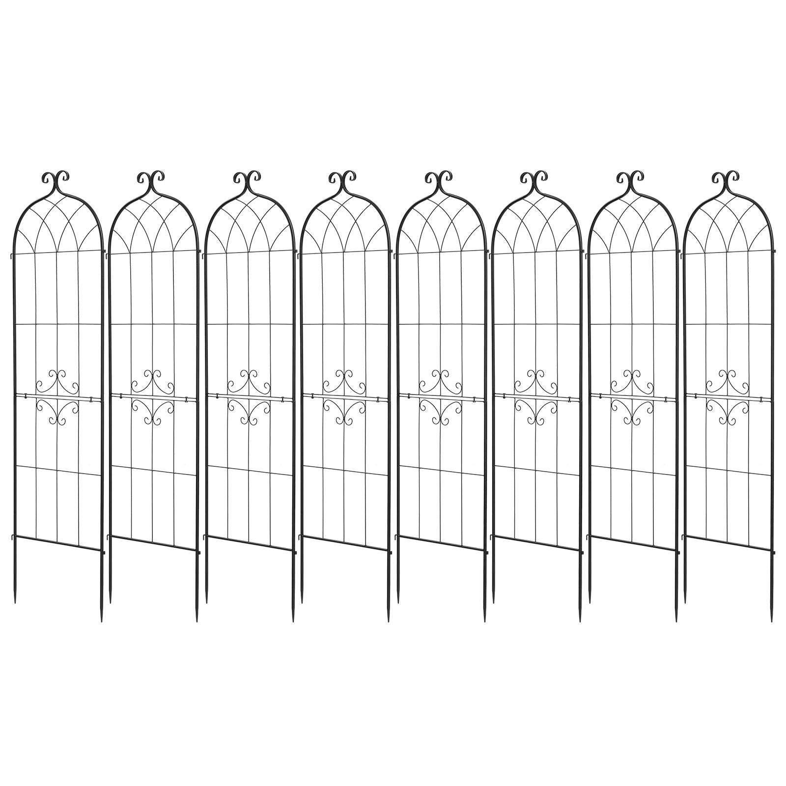 Sodo atrama (grotelės) VEVOR EKHPJ180-8, 180 x 52,5 cm, 8 vnt.