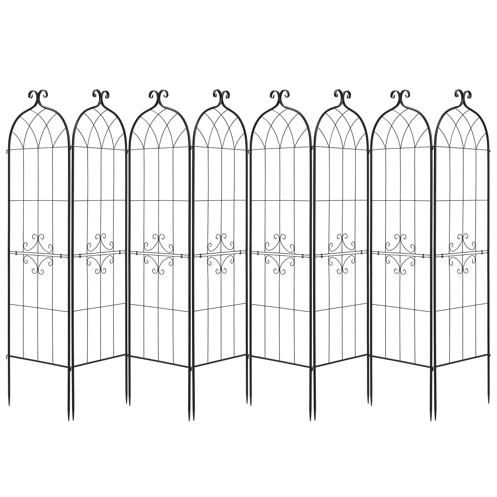 Sodo atrama (grotelės) VEVOR EKHPJ180-8, 180 x 52,5 cm, 8 vnt.
