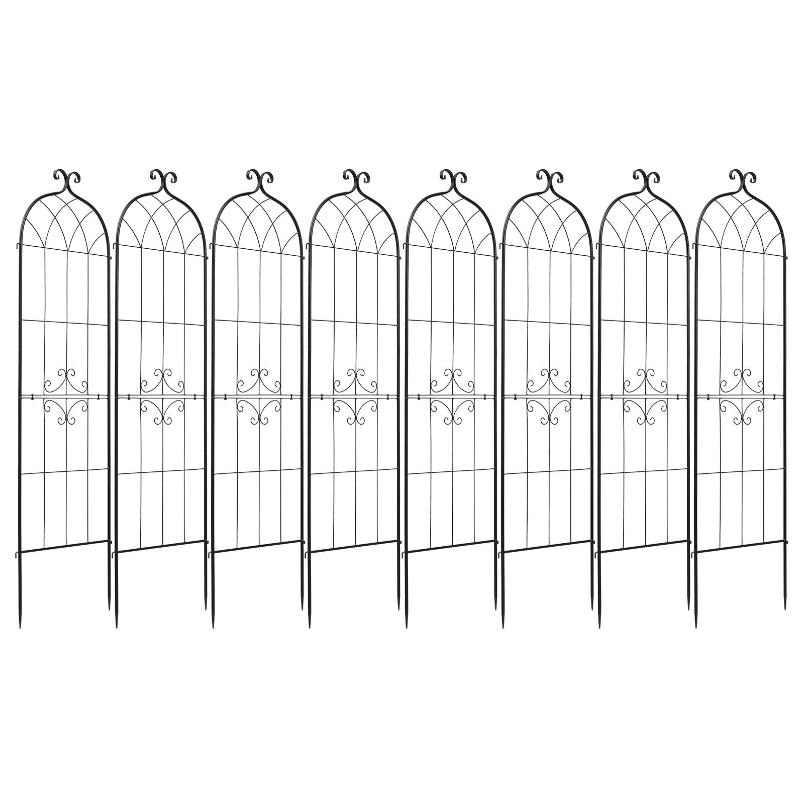 Sodo atrama (grotelės) VEVOR EKHPJ180-8, 180 x 52,5 cm, 8 vnt.