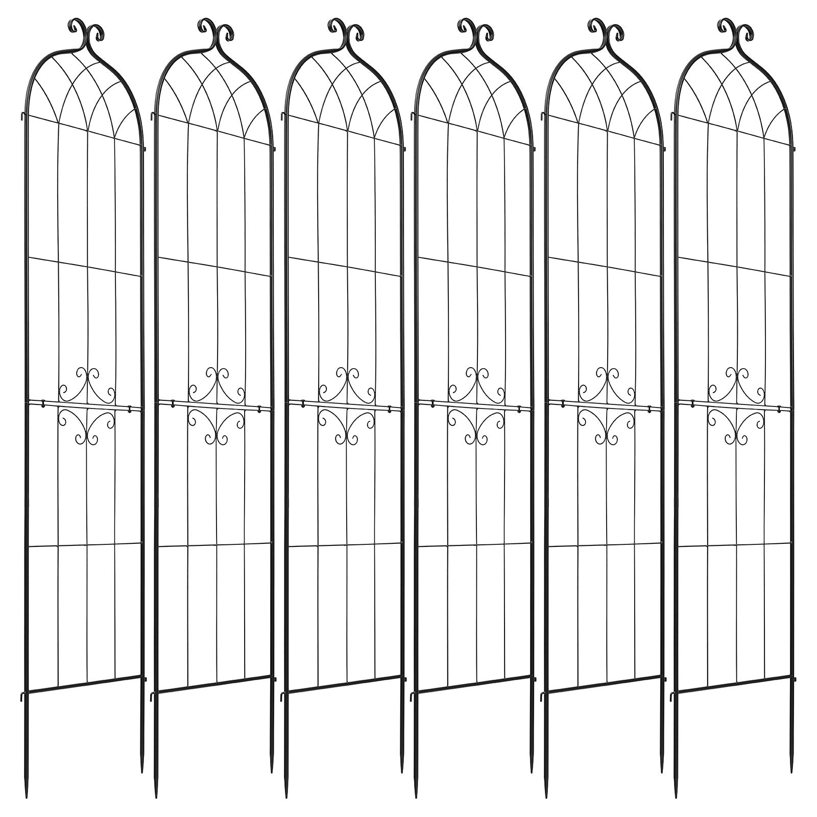 Sodo atrama augalams VEVOR EKHPJ220-6, 220 x 52,5 cm, 6 vnt.