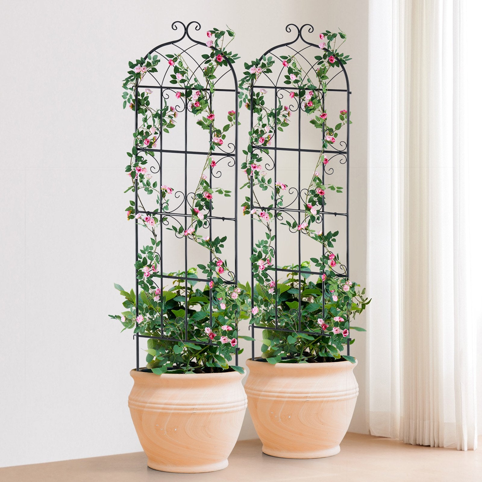 Sodo grotelės vijokliniams augalams VEVOR TFHPJ51180-4, 180 x 51 cm, 4 vnt.