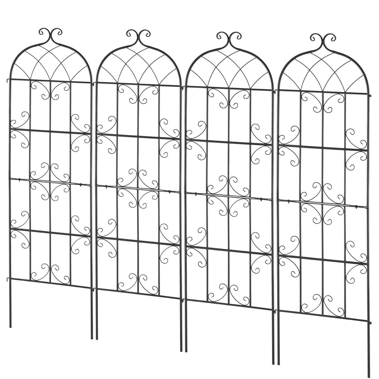 Sodo grotelės vijokliniams augalams VEVOR TFHPJ51180-4, 180 x 51 cm, 4 vnt.