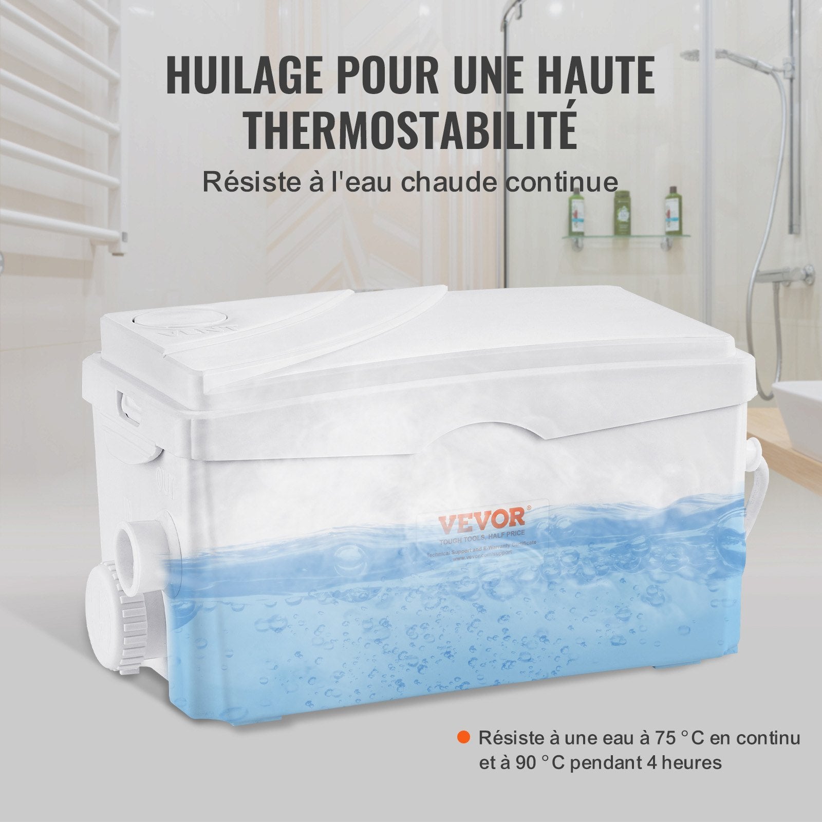 Nuotekų siurblys su smulkintuvu VEVOR FLO300, 350 W