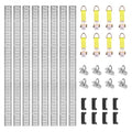 Krovinių tvirtinimo bėgelių rinkinys VEVOR JC23-ETR-5FT24PCS, 907 kg keliamoji galia