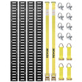 Krovinių tvirtinimo bėgelių rinkinys VEVOR JC23-ETR-5FT18PCS, 907 kg keliamoji galia