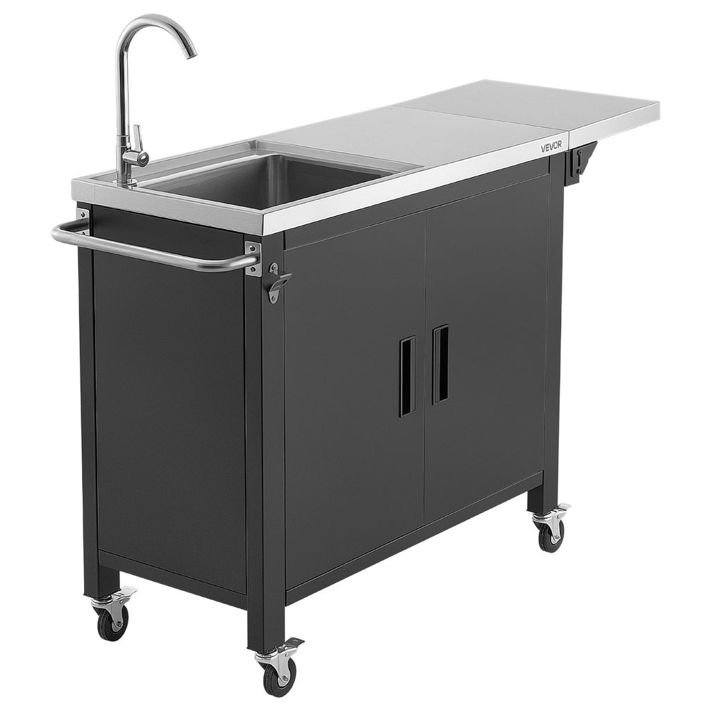 Lauko kepsninės vežimėlis VEVOR kN-C605, 132 cm