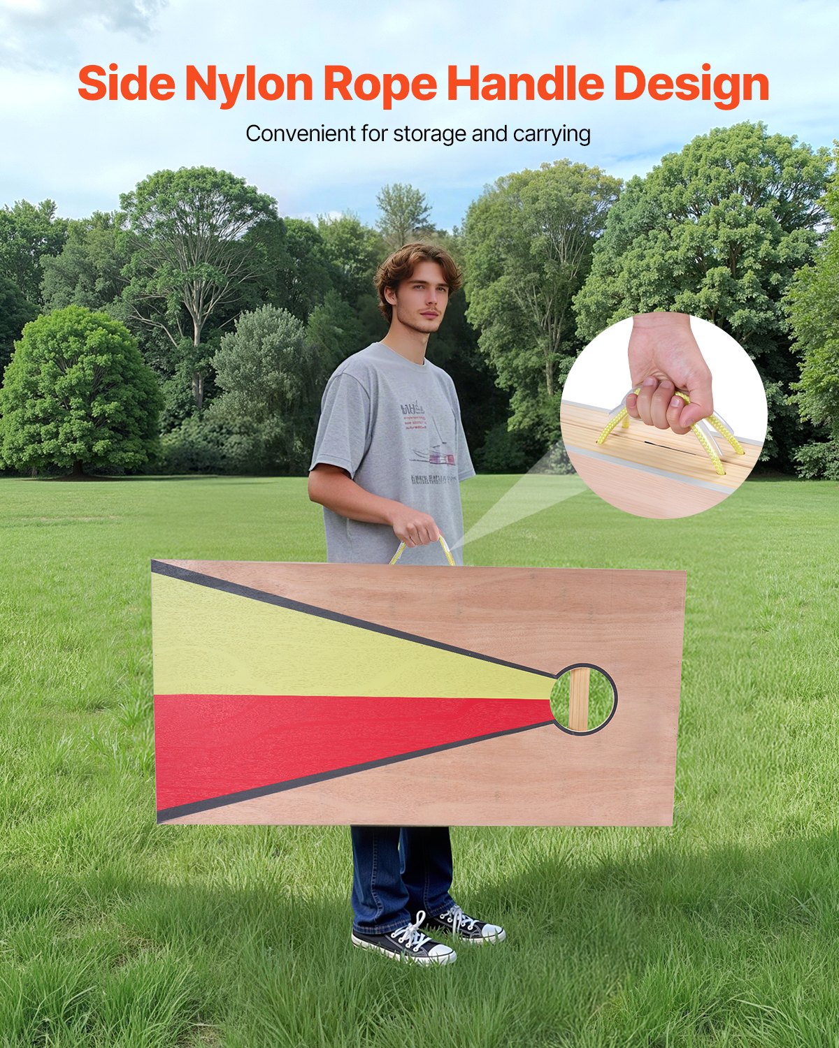 "Cornhole" žaidimo rinkinys VEVOR 4A-29-5, 120x60 cm