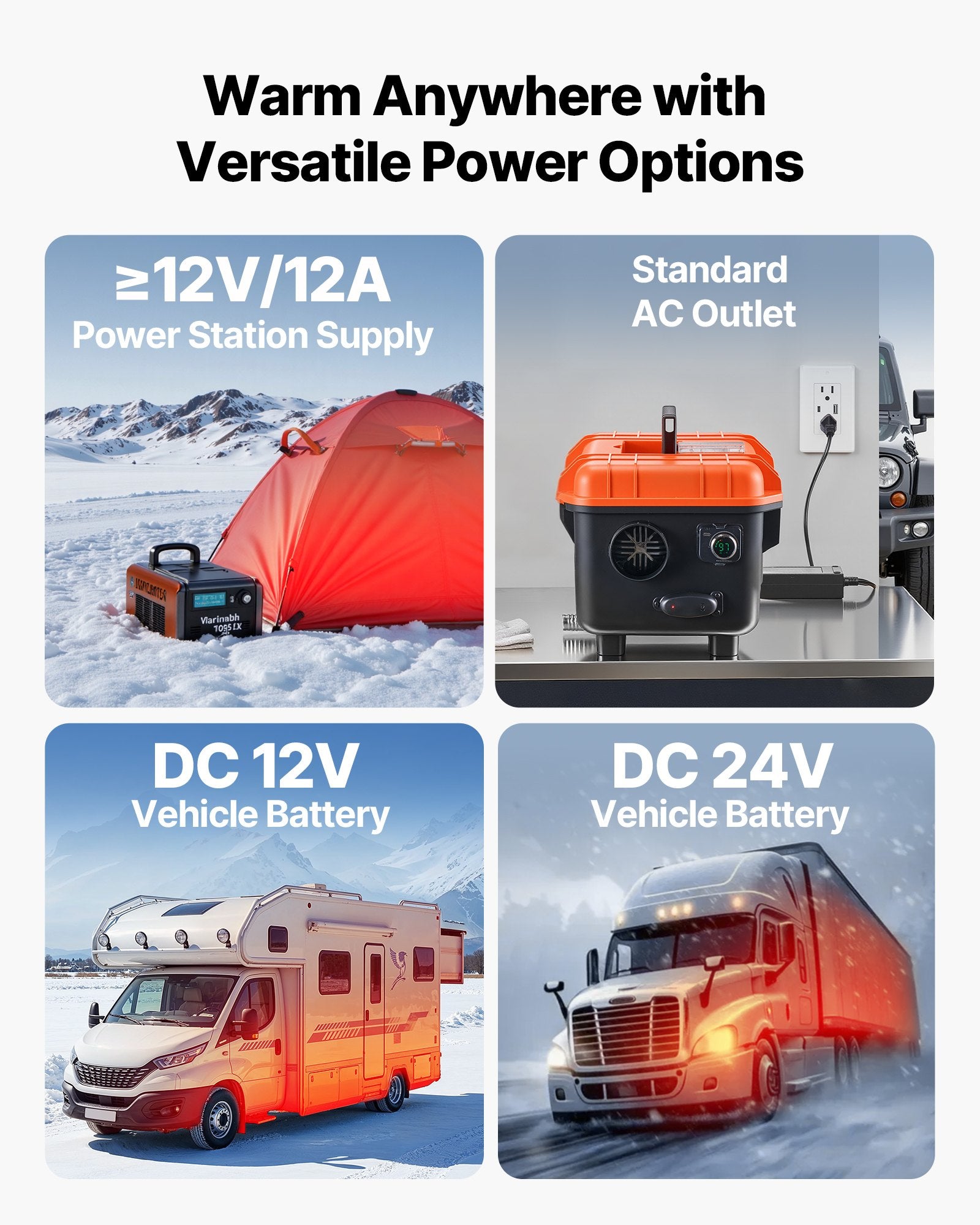 Dyzelinis oro šildytuvas VEVOR XMZ-TB30, 5-8 kW