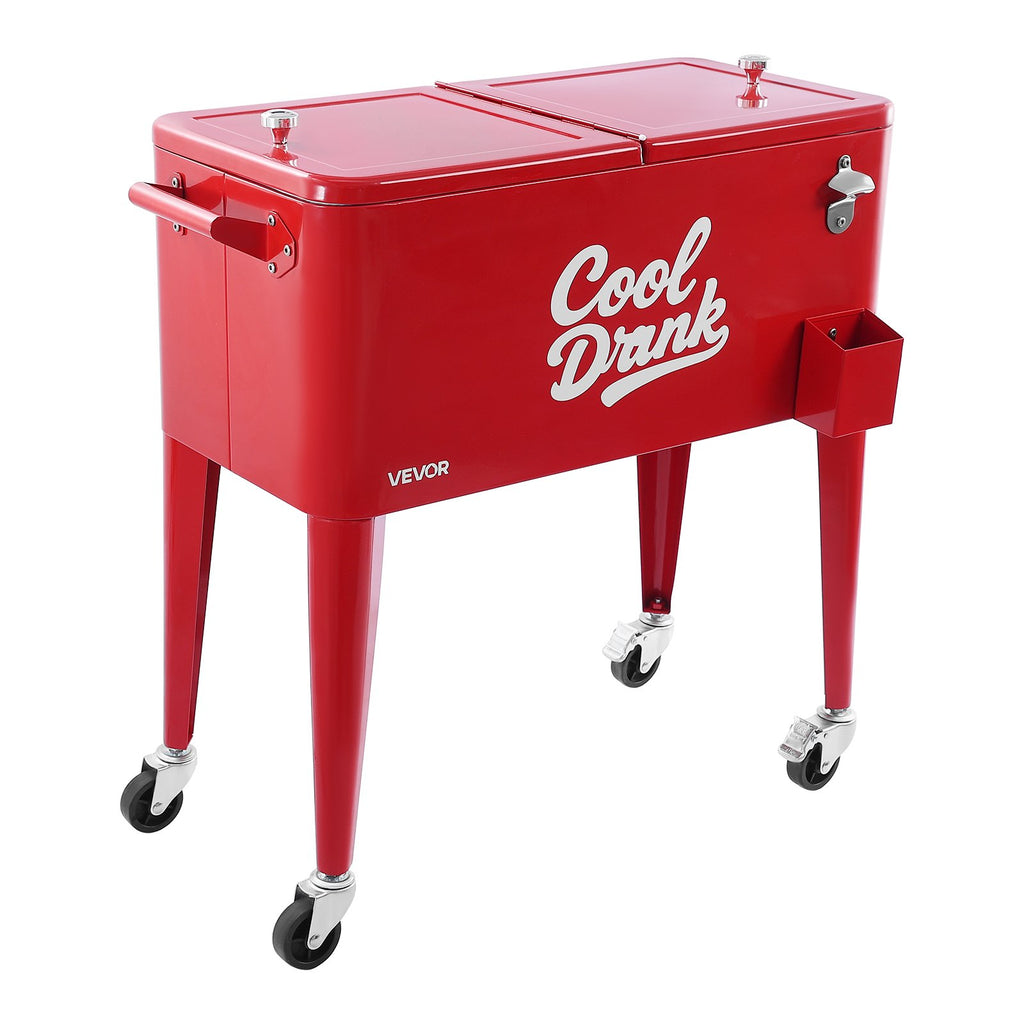 Gėrimų šaldymo vežimėlis VEVOR DR120201, 75,71 l talpos