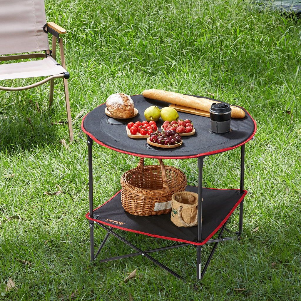 Sulankstomas kempingo stalas VEVOR AP-SS-005, 72x72 cm