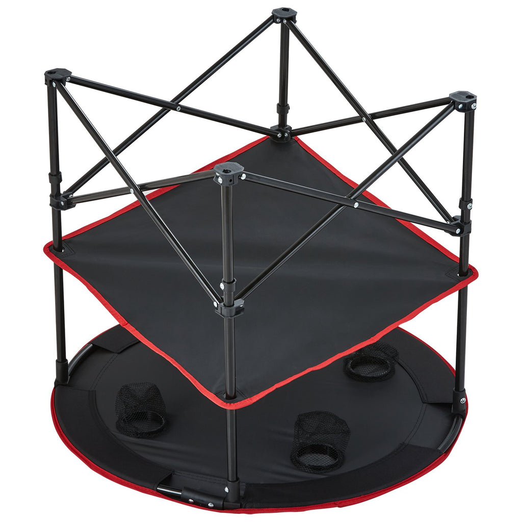 Sulankstomas kempingo stalas VEVOR AP-SS-005, 72x72 cm