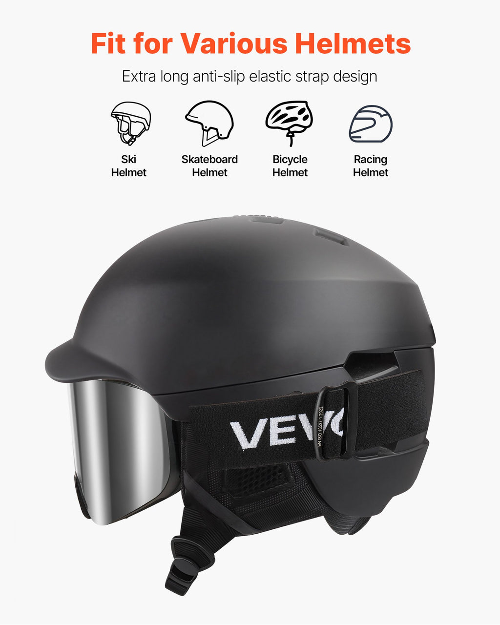Slidinėjimo akiniai VEVOR YH879B-2, magnetinis cilindrinis lęšis