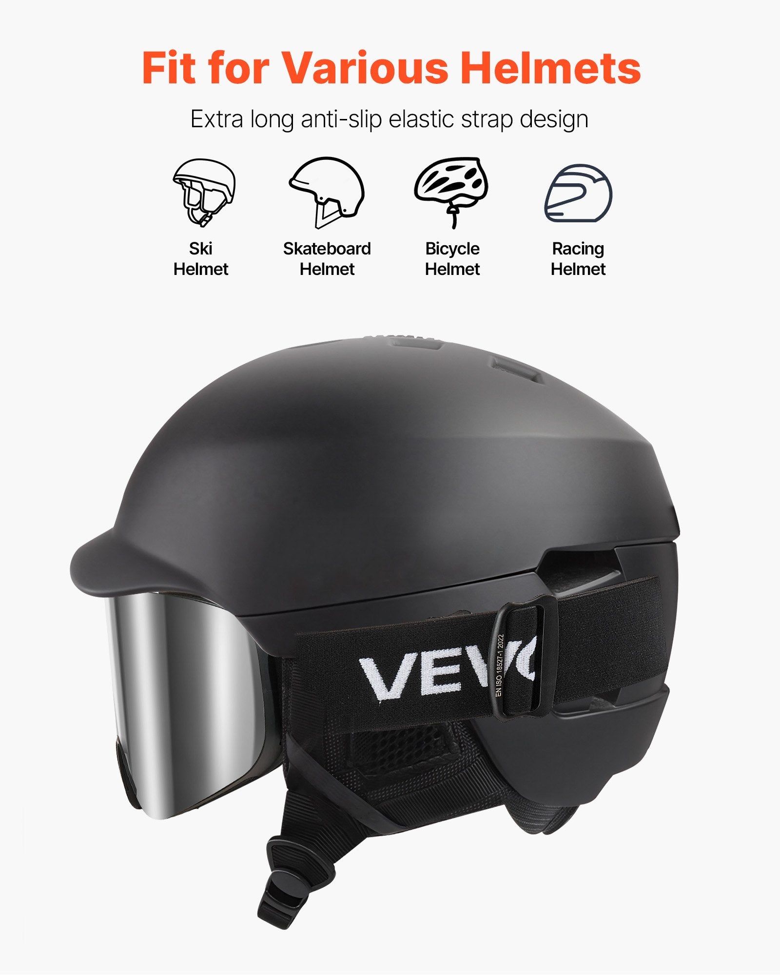 Slidinėjimo akiniai VEVOR YH879B-2, magnetinis cilindrinis lęšis