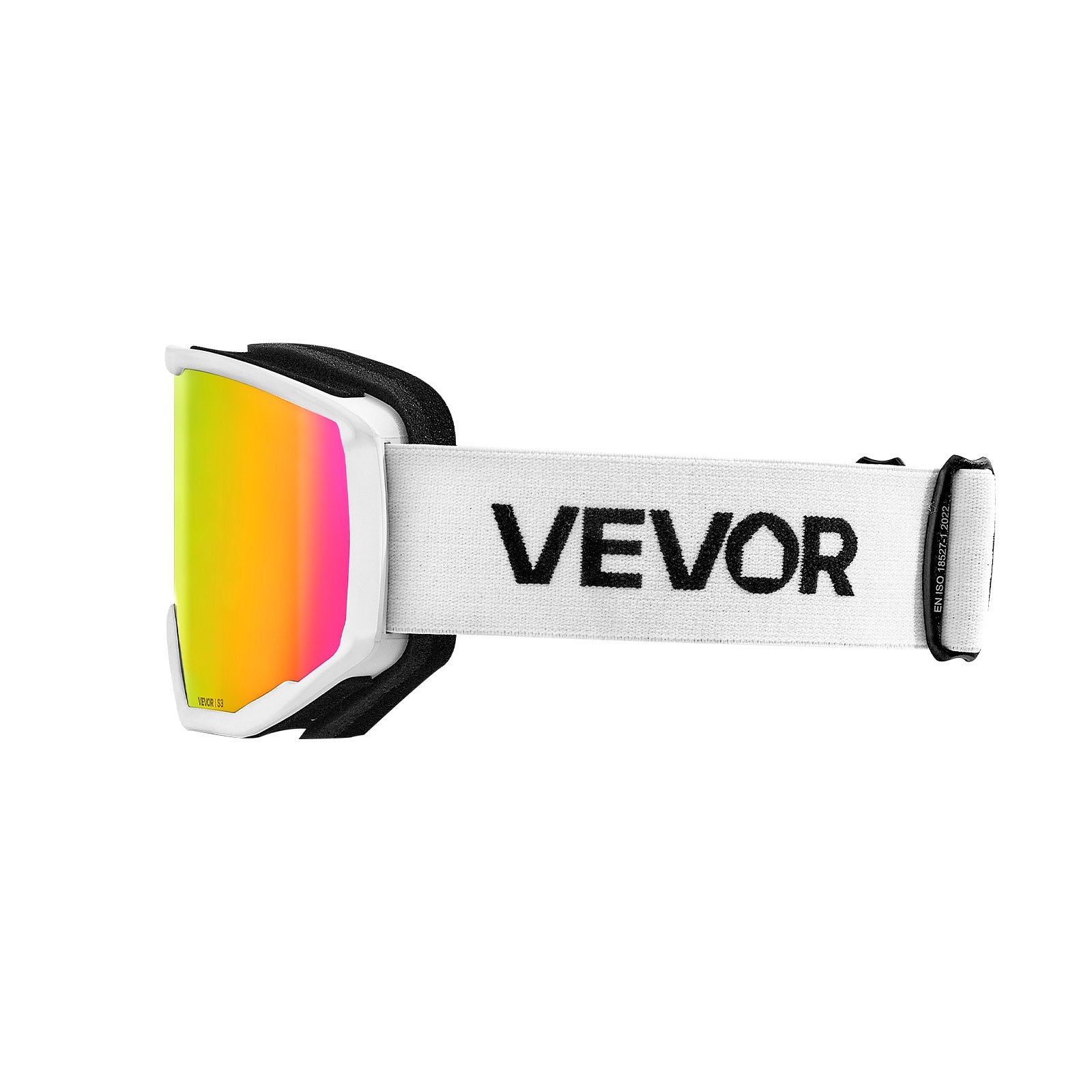 Slidinėjimo akiniai VEVOR YH682, rožinė Revo danga