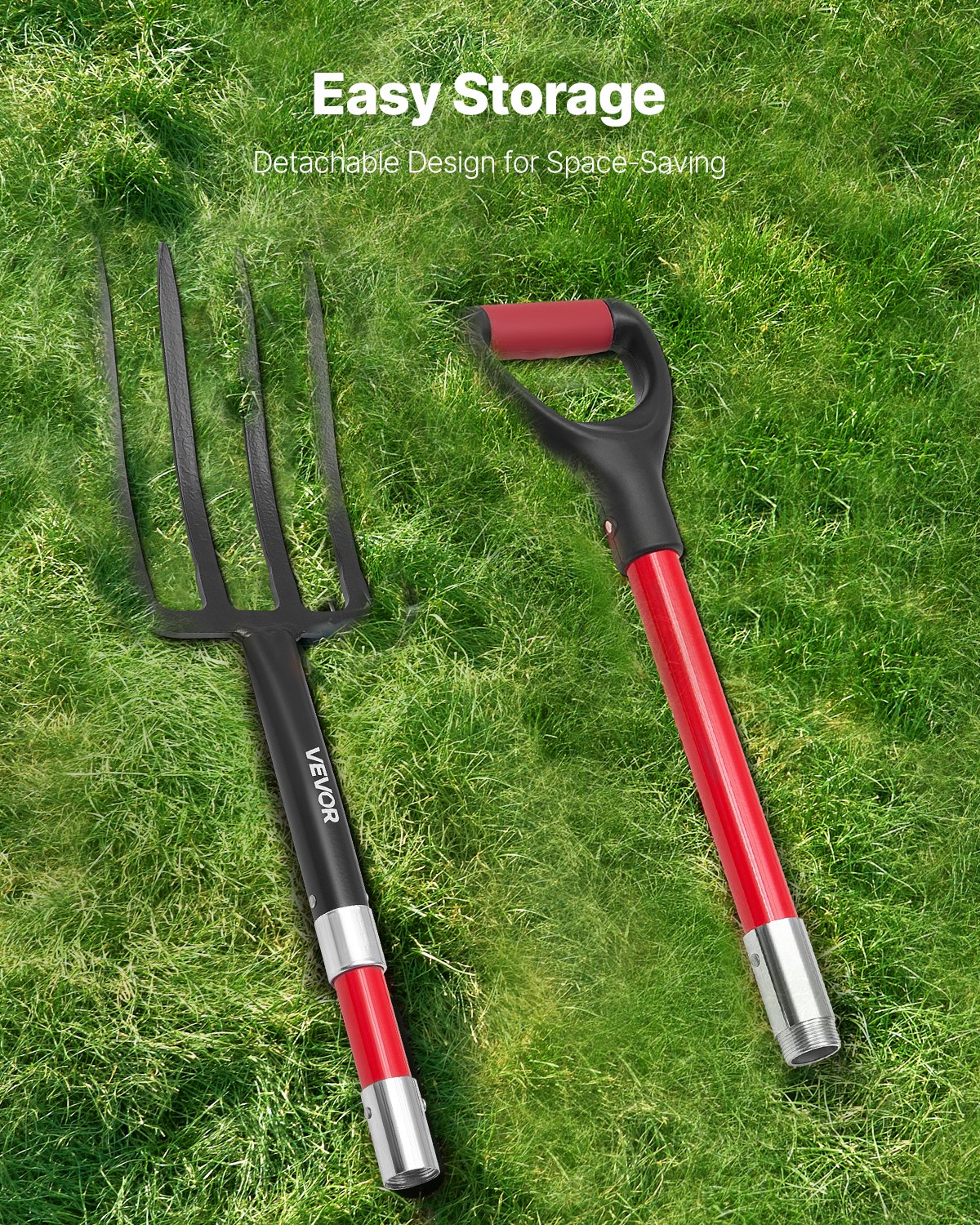 Sodo šakės VEVOR F115-2, 114 cm ilgio