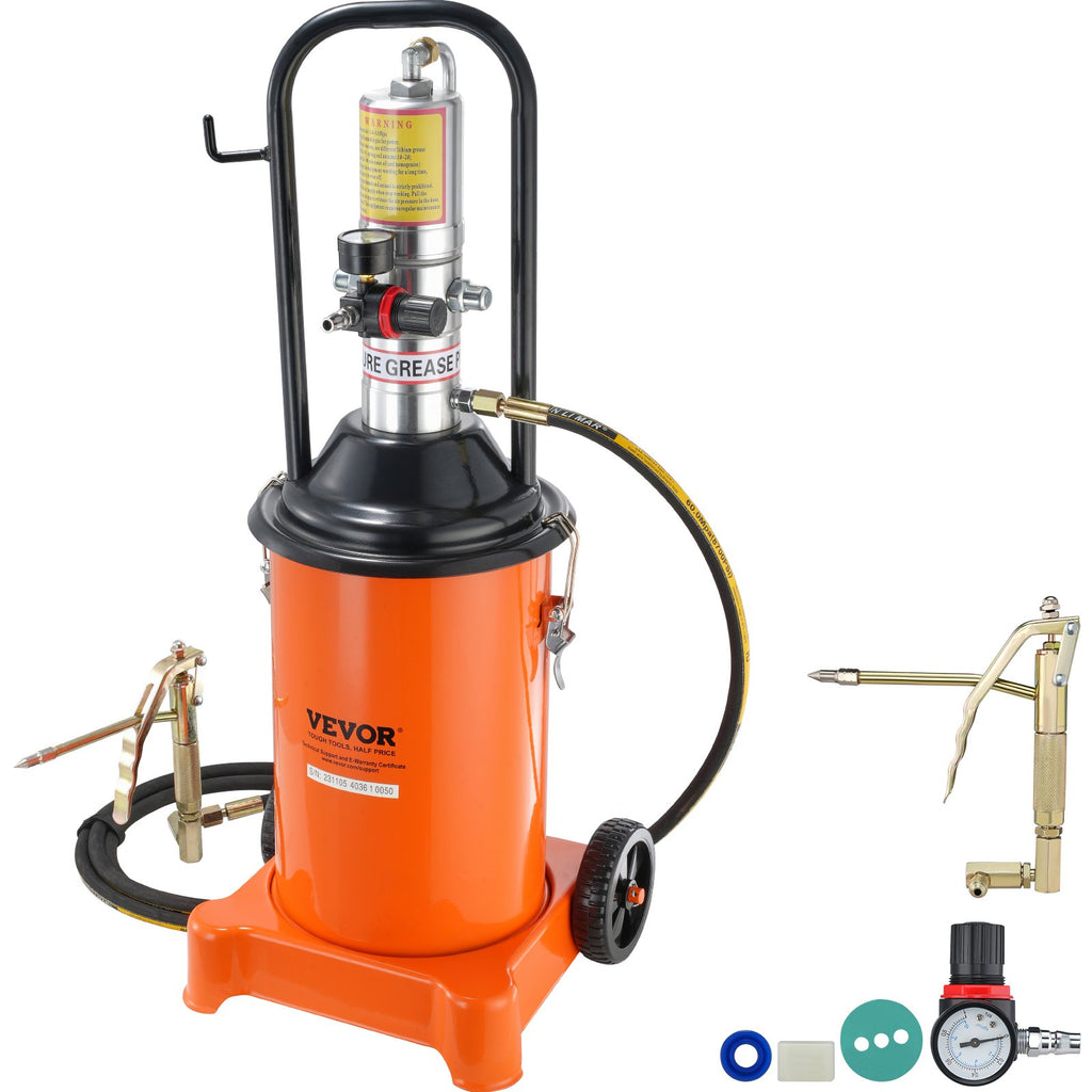 Pneumatinis tepalo siurblys VEVOR FF-08B-12L, 12 l talpa