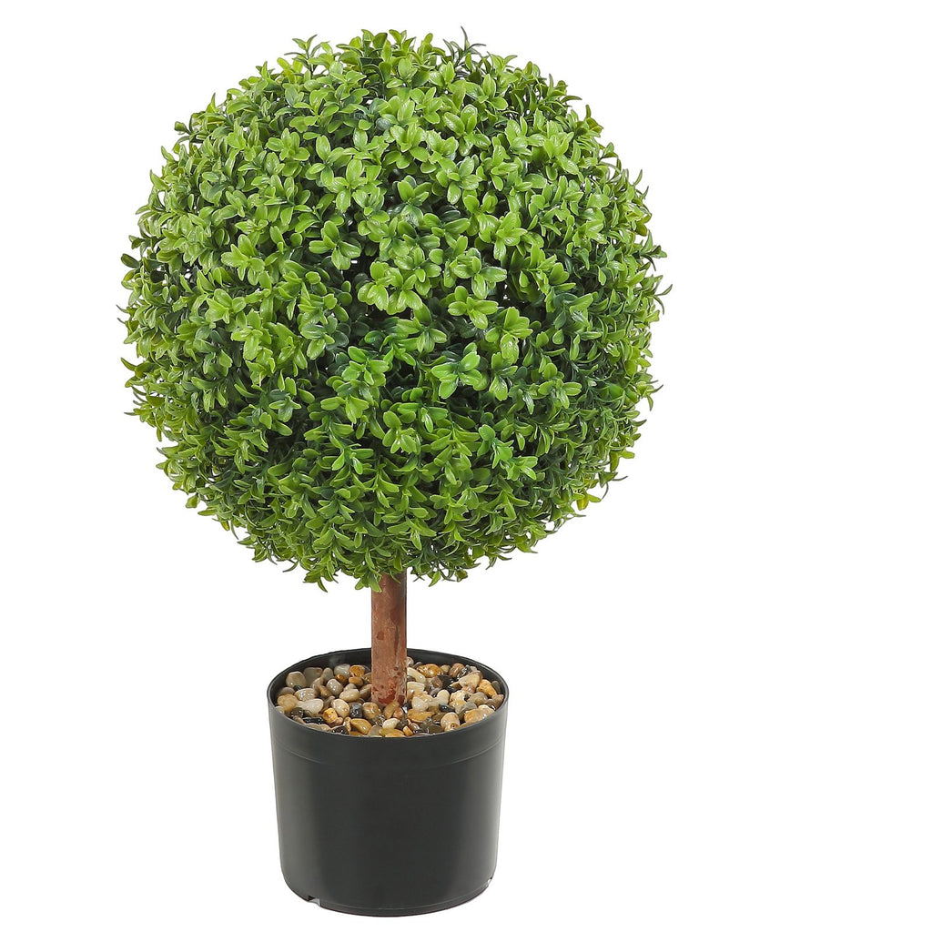 Dirbtiniai buksmedžio medeliai VEVOR SM-J-040, 61 cm aukščio (2 vnt.)