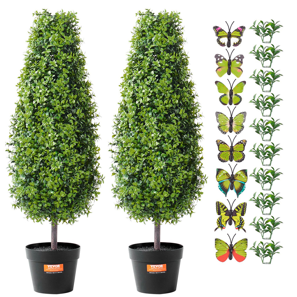 Dirbtinis buksmedžio medis VEVOR SM-TS-90, 91,4 cm (2 vnt.)