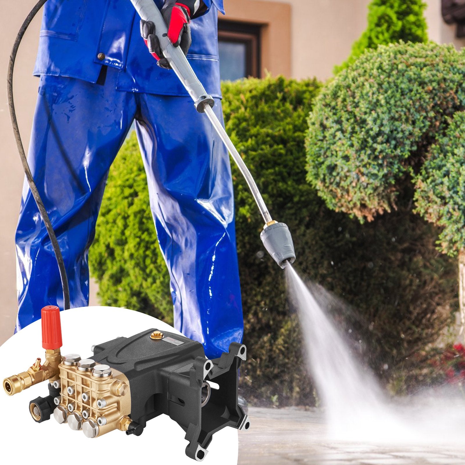 Aukšto slėgio plovimo siurblys VEVOR KBD2815G, 4400 PSI