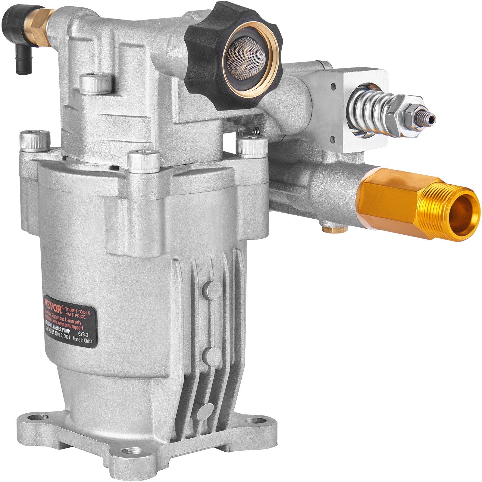 Aukšto slėgio plovimo įrenginio siurblys VEVOR KXA1810G, 3400 PSI