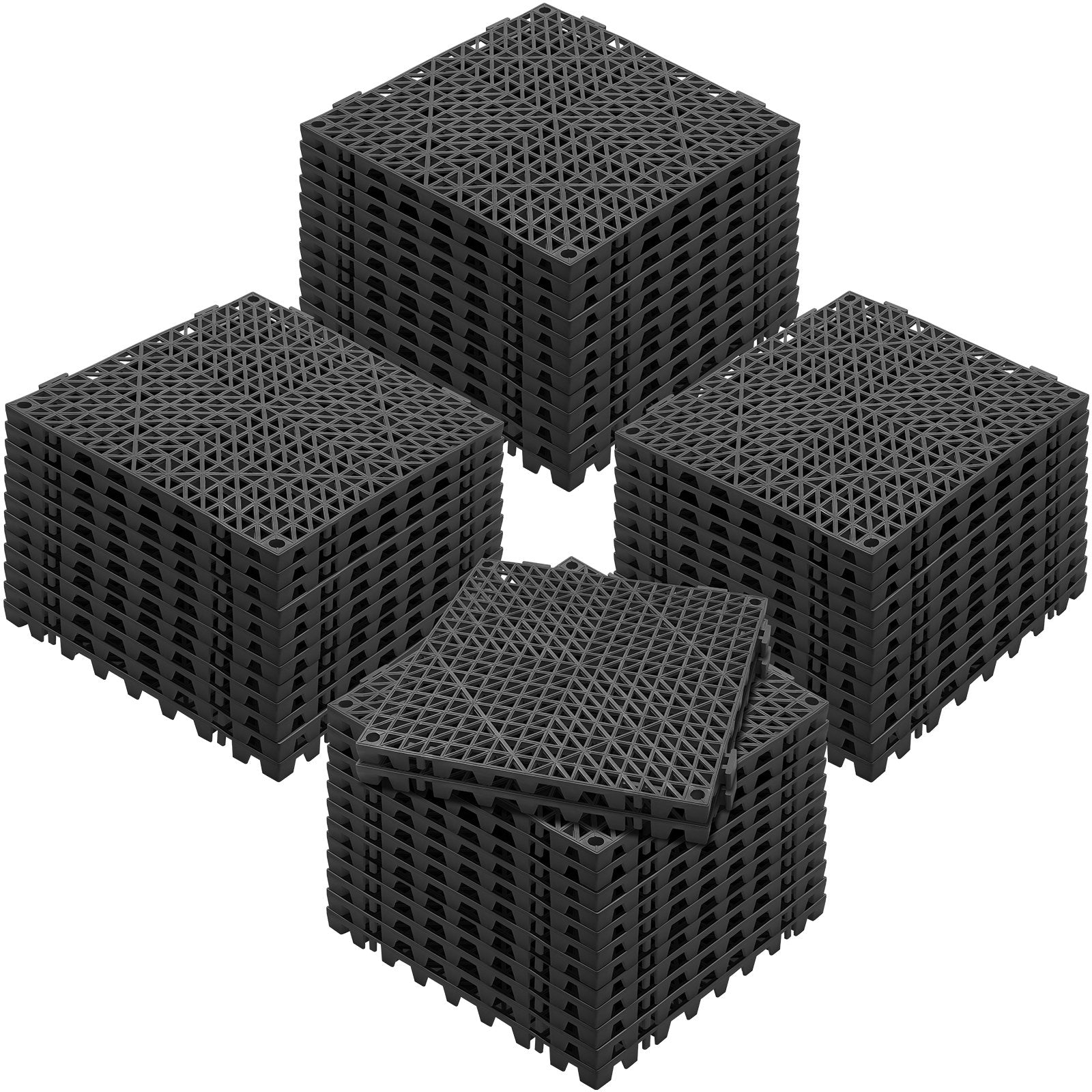 Modulinė drenažo danga VEVOR 30x30 cm, 50 vnt. komplektas