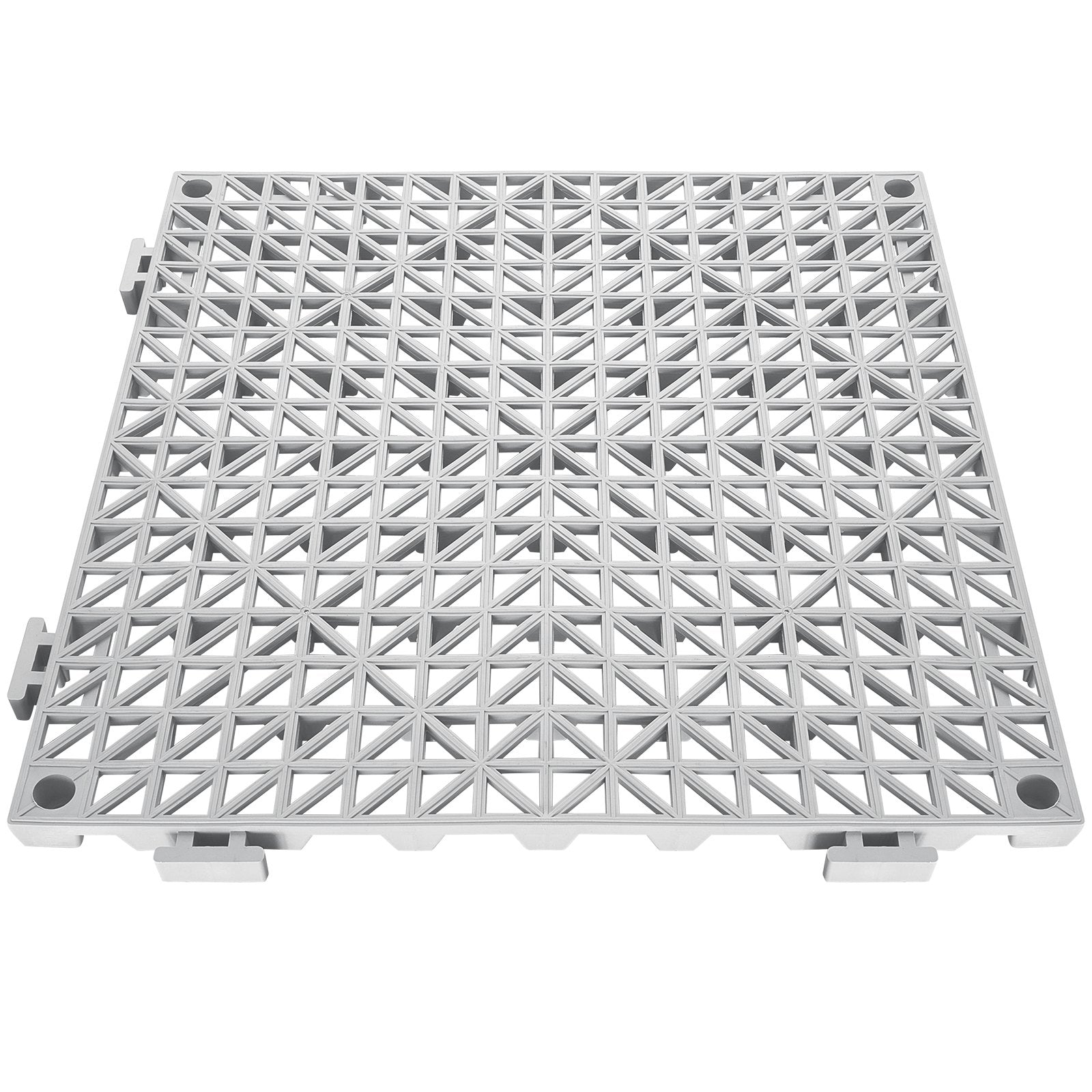 Sujungiami drenažiniai grindų kilimėliai VEVOR 30*30*1.5cm-G, 12 vnt.