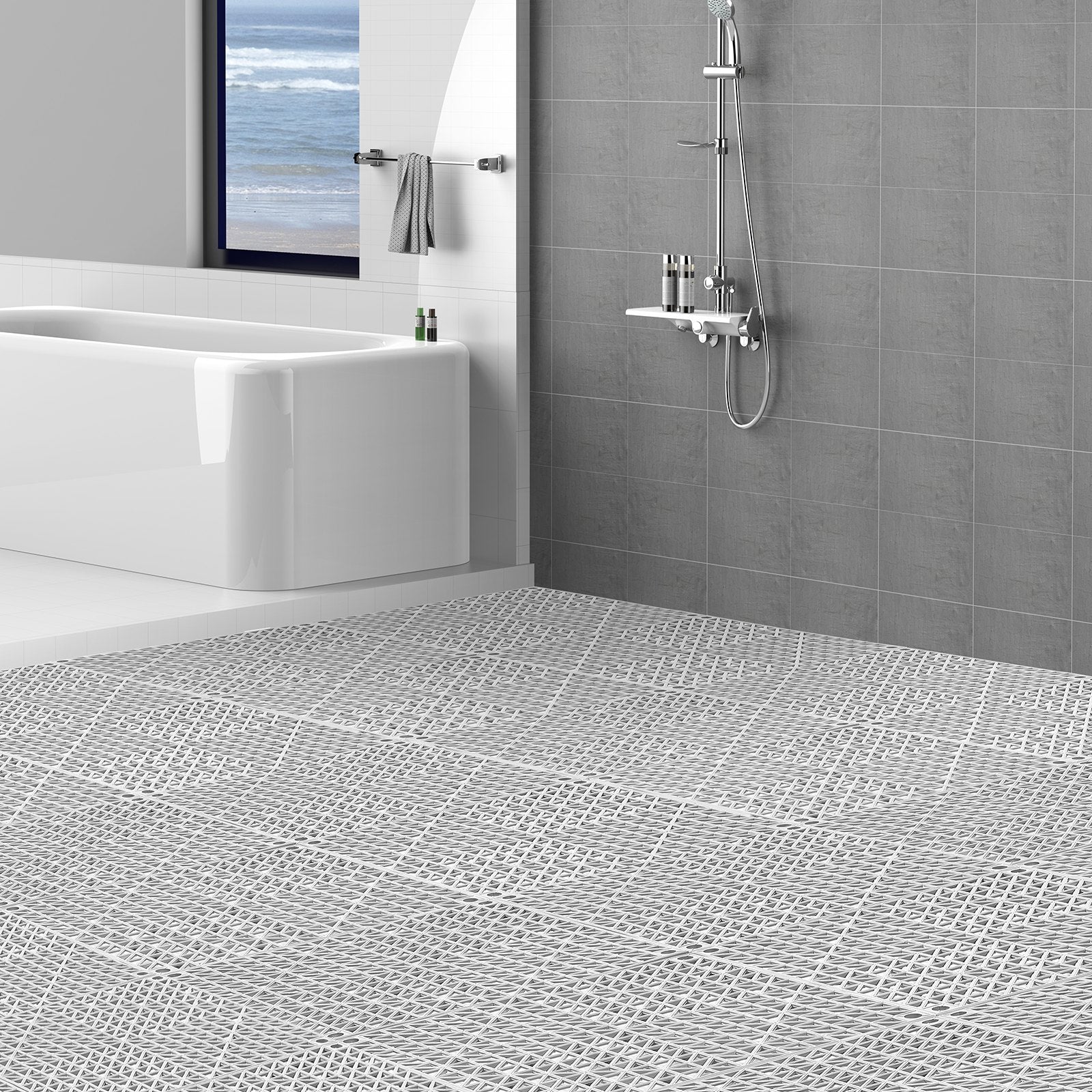 Modulinis drenažinis kilimėlis VEVOR 30*30*1.5cm-G, 50 vnt.