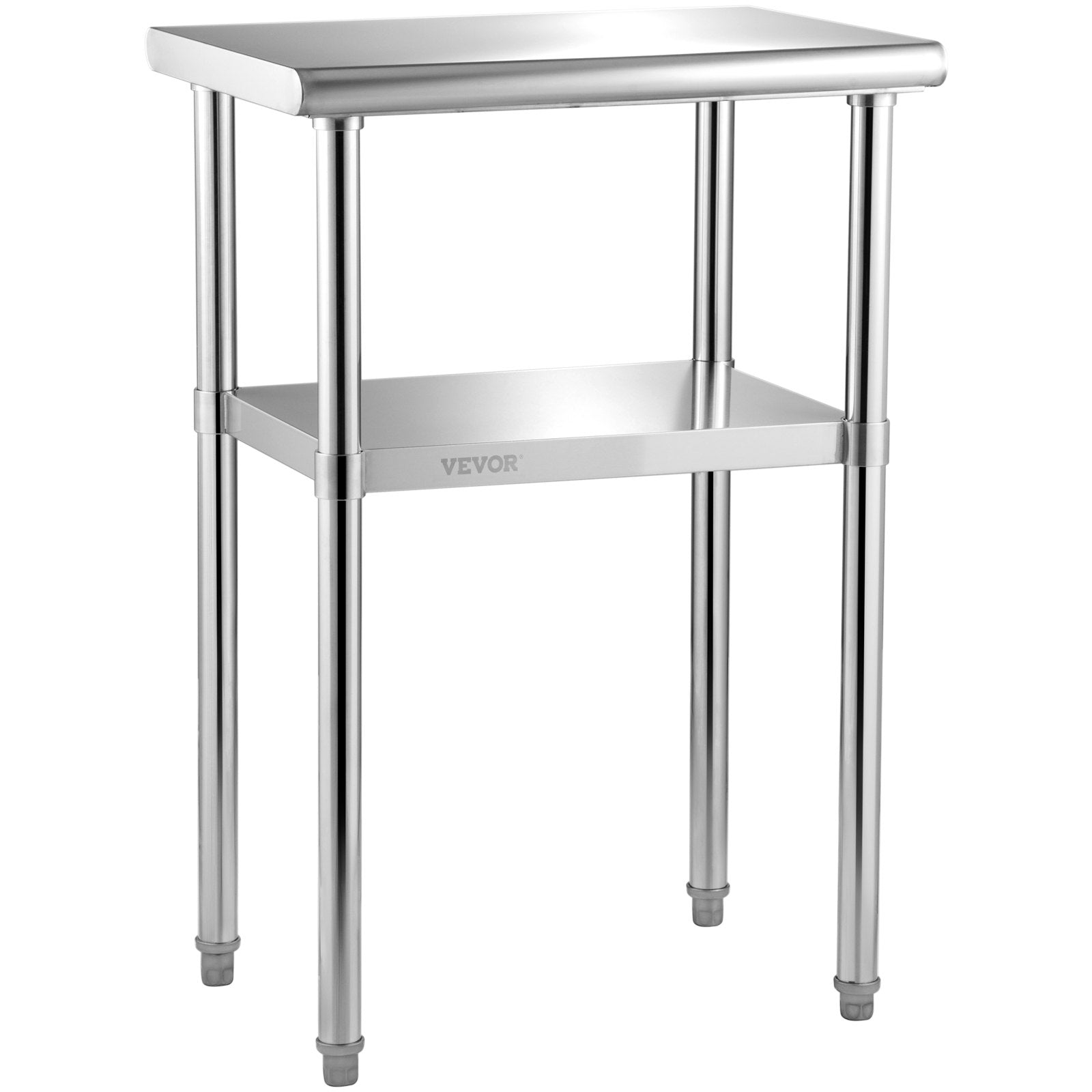 Nerūdijančio plieno paruošimo stalas VEVOR VV-SSWR-24*18, 272 kg apkrova