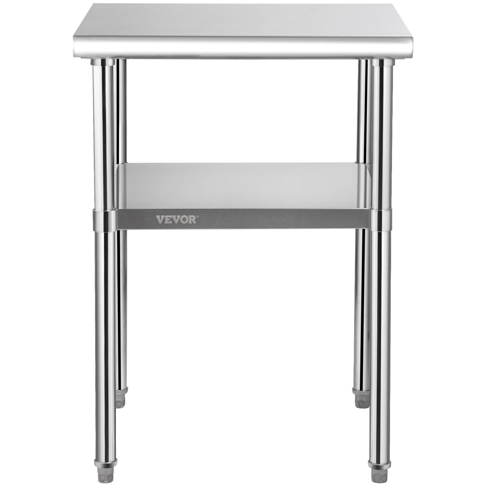 Nerūdijančio plieno paruošimo stalas VEVOR VV-SSWR-JL-24*24, 272 kg apkrova