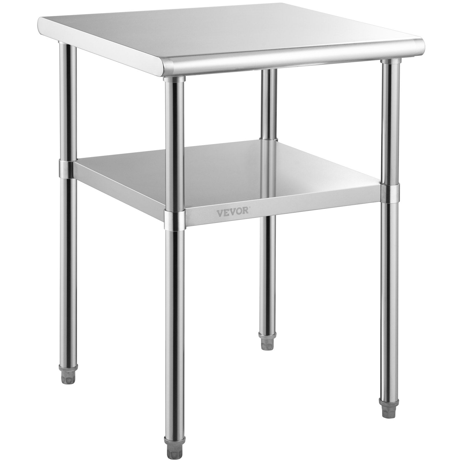 Nerūdijančio plieno paruošimo stalas VEVOR VV-SSWR-JL-24*24, 272 kg apkrova