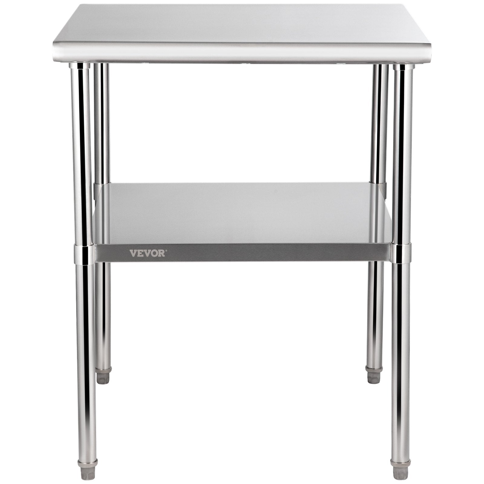 Nerūdijančio plieno paruošimo stalas VEVOR VV-SSWR-30*30, 76x76 cm