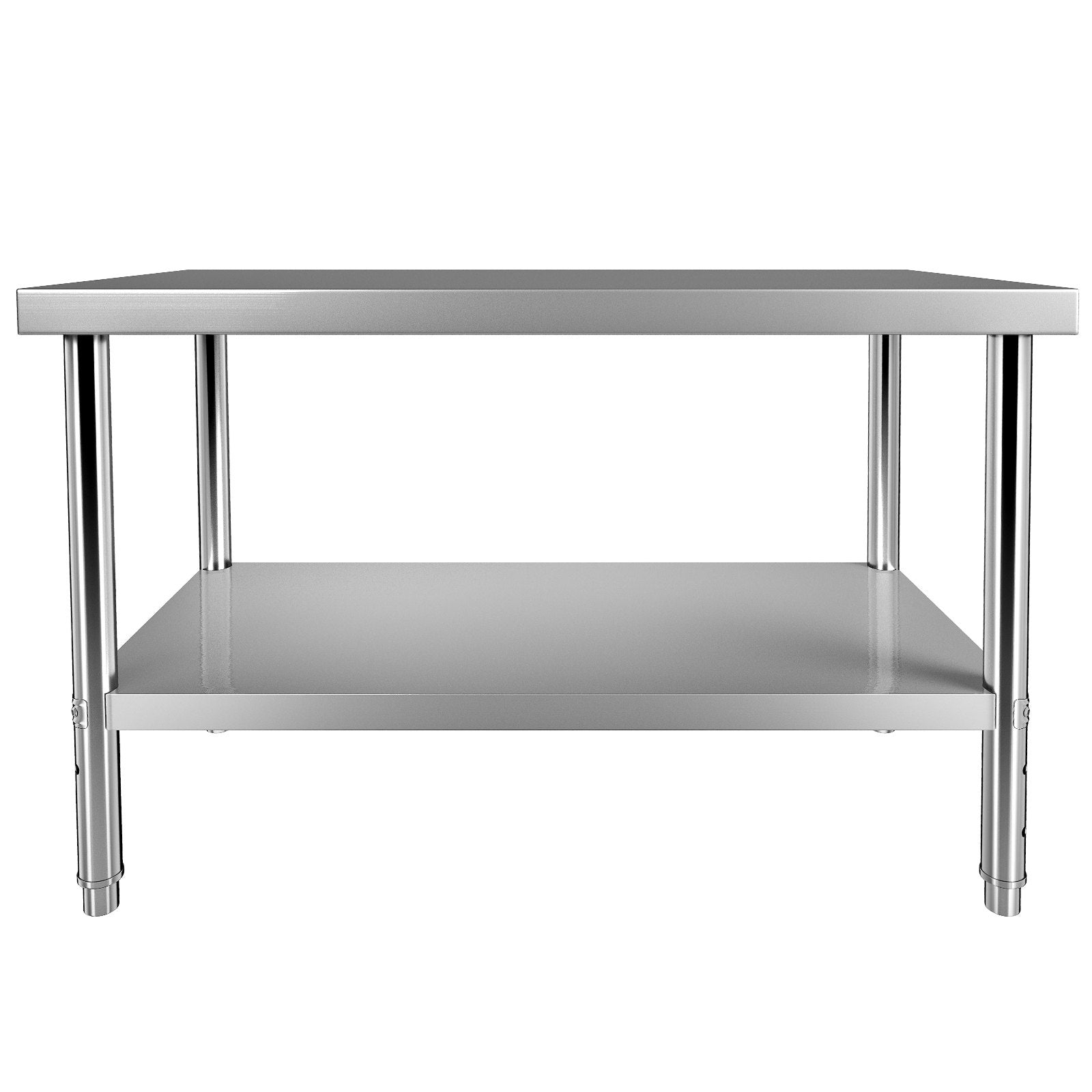 Nerūdijančio plieno paruošimo stalas VEVOR VV-SSWT-WJL-4824, 122 x 61 cm