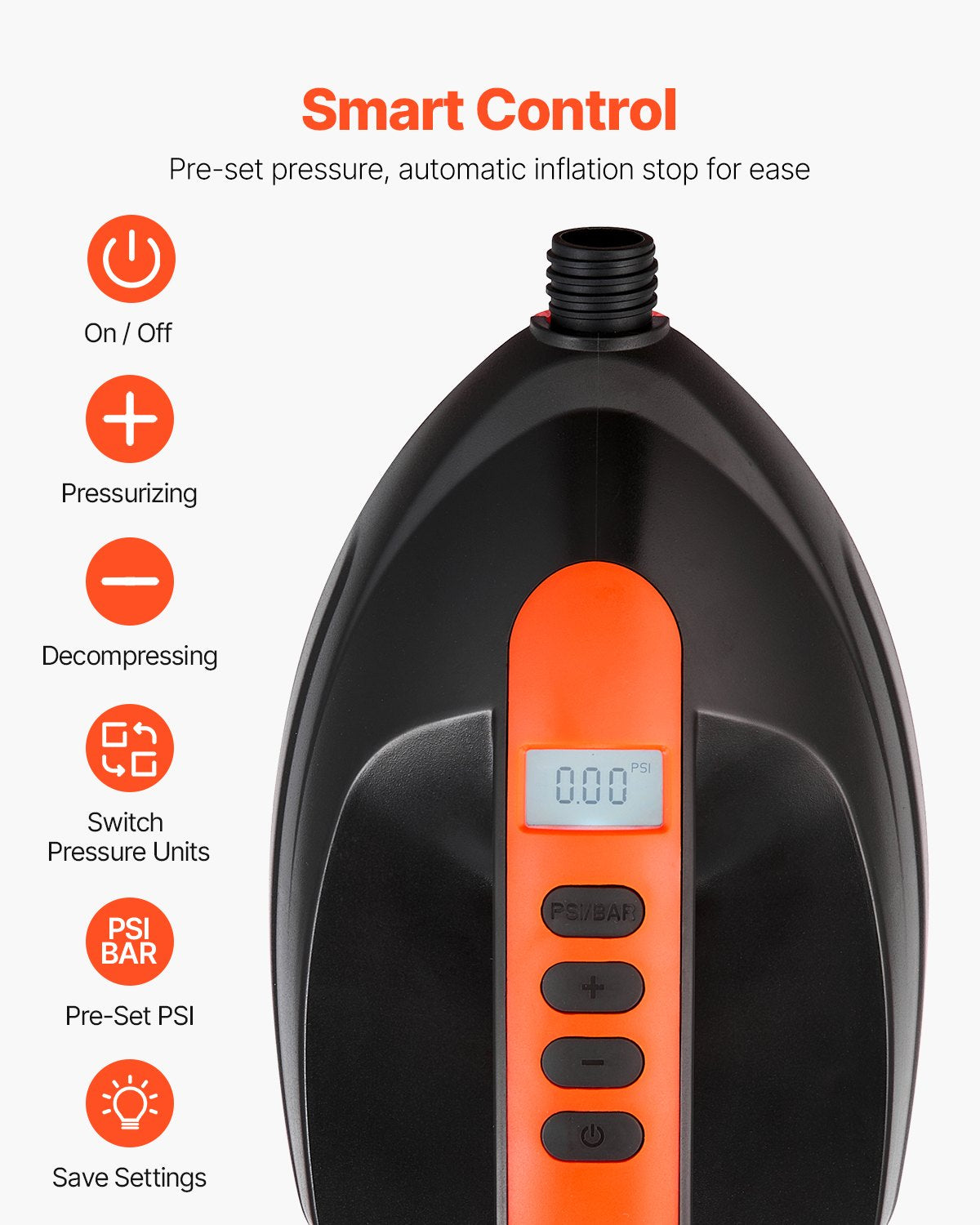 Elektrinė pompa irklentėms VEVOR HT-781, 20 PSI