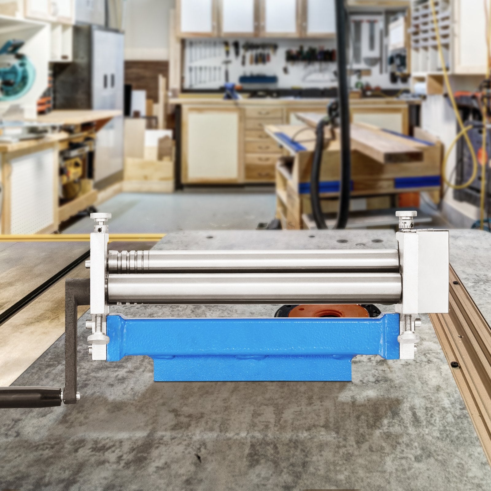 Lakšto valcavimo staklės VEVOR W01-1.0X320, 320 mm darbinis plotis