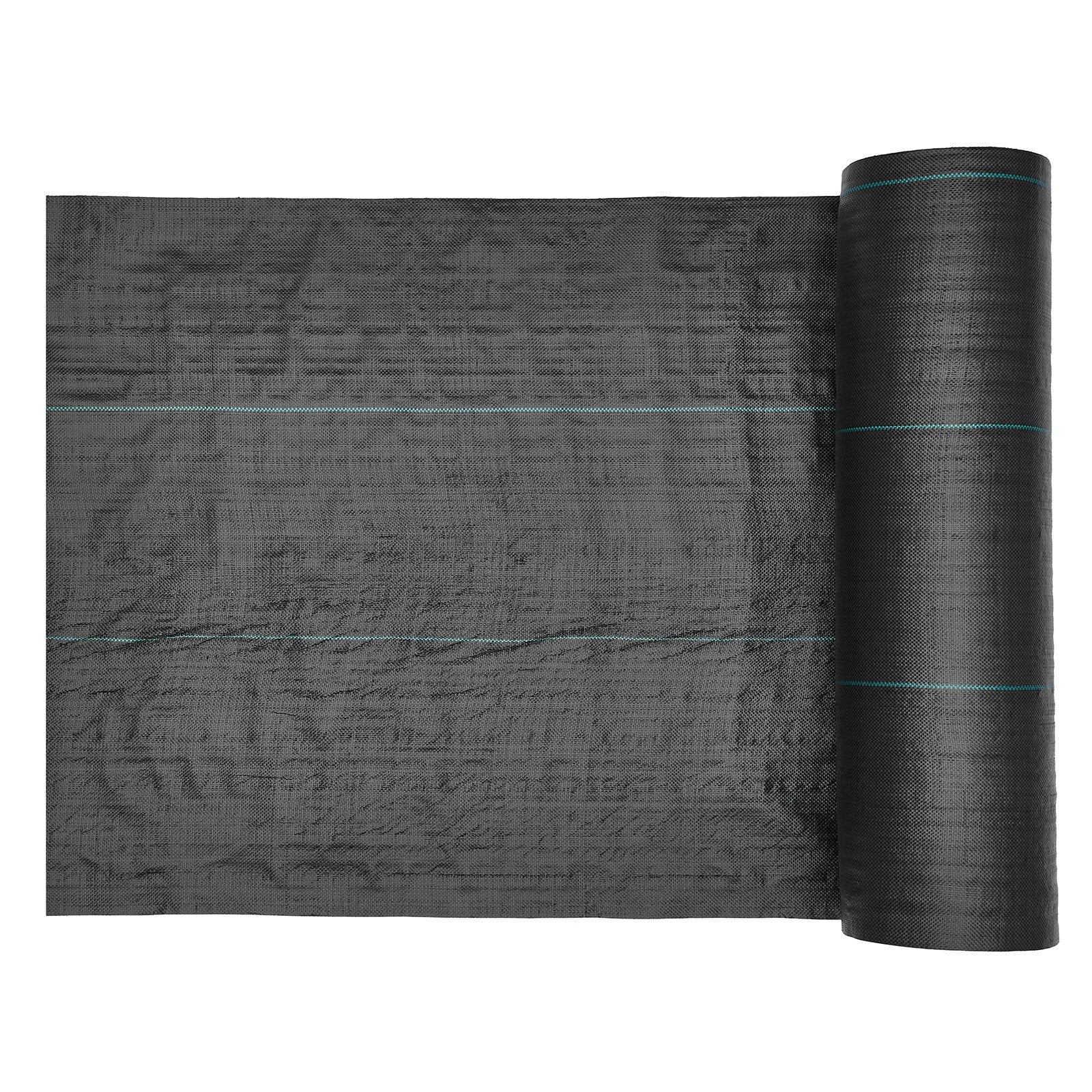 Audinys nuo piktžolių VEVOR 6*250FT168, 1.8x76.2 m, 168 g/m²