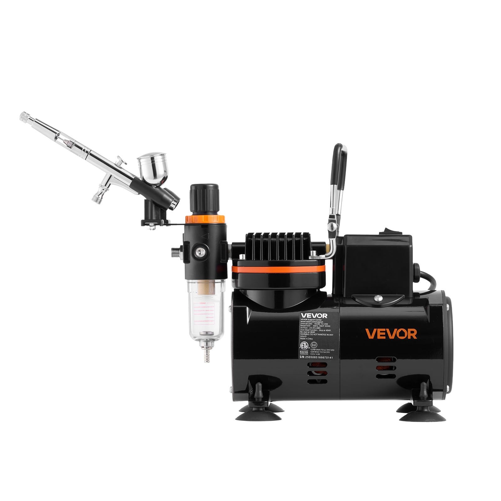 Aerografo rinkinys VEVOR TC-20B, 120 W