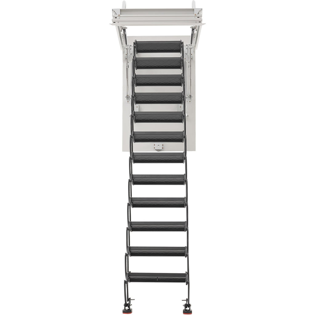 Palėpės kopėčios VEVOR E2-12, 299,4 kg keliamoji galia