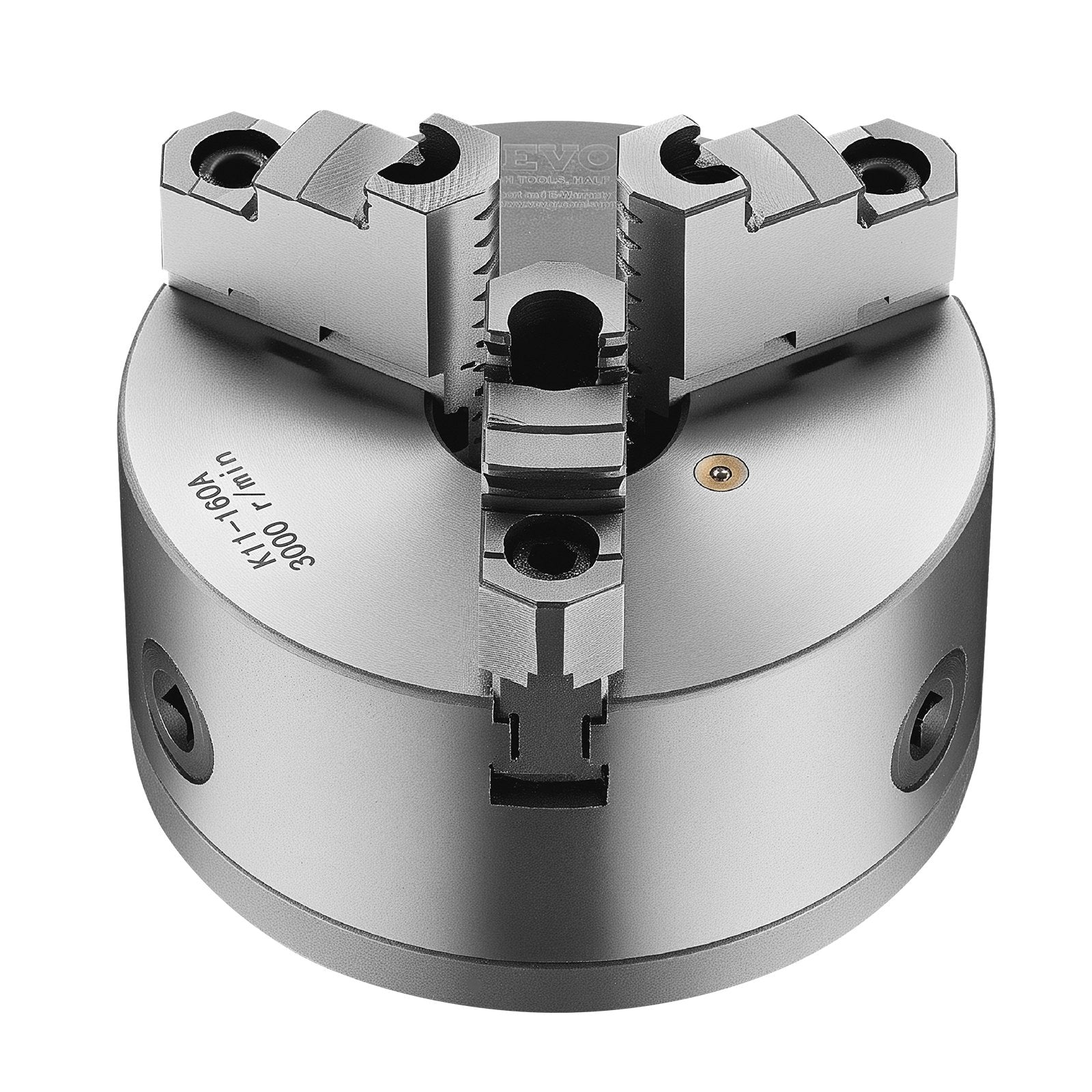 Trijų kumštelių tekinimo griebtuvas VEVOR K11 160A, 160 mm