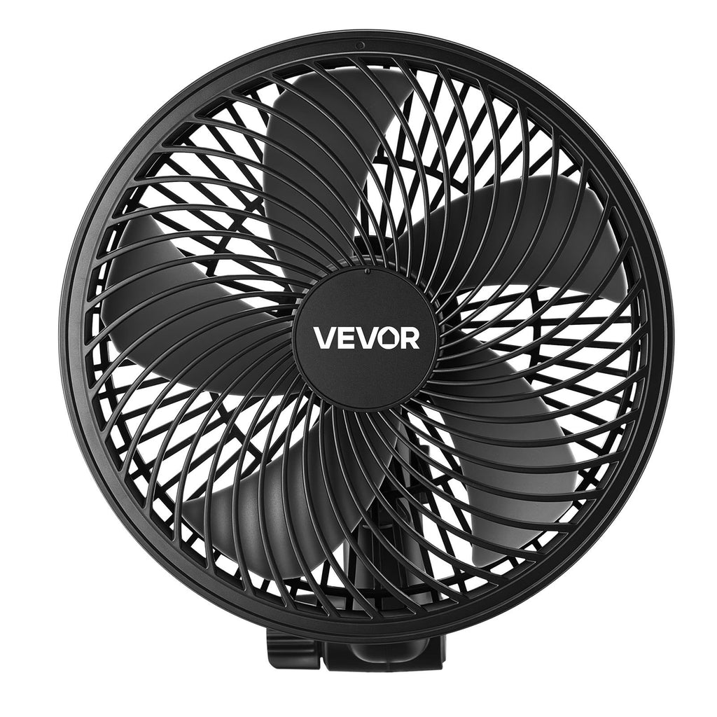Prisegamas augalų ventiliatorius VEVOR RF6-PA, įkraunamas, 2 vnt. rinkinys