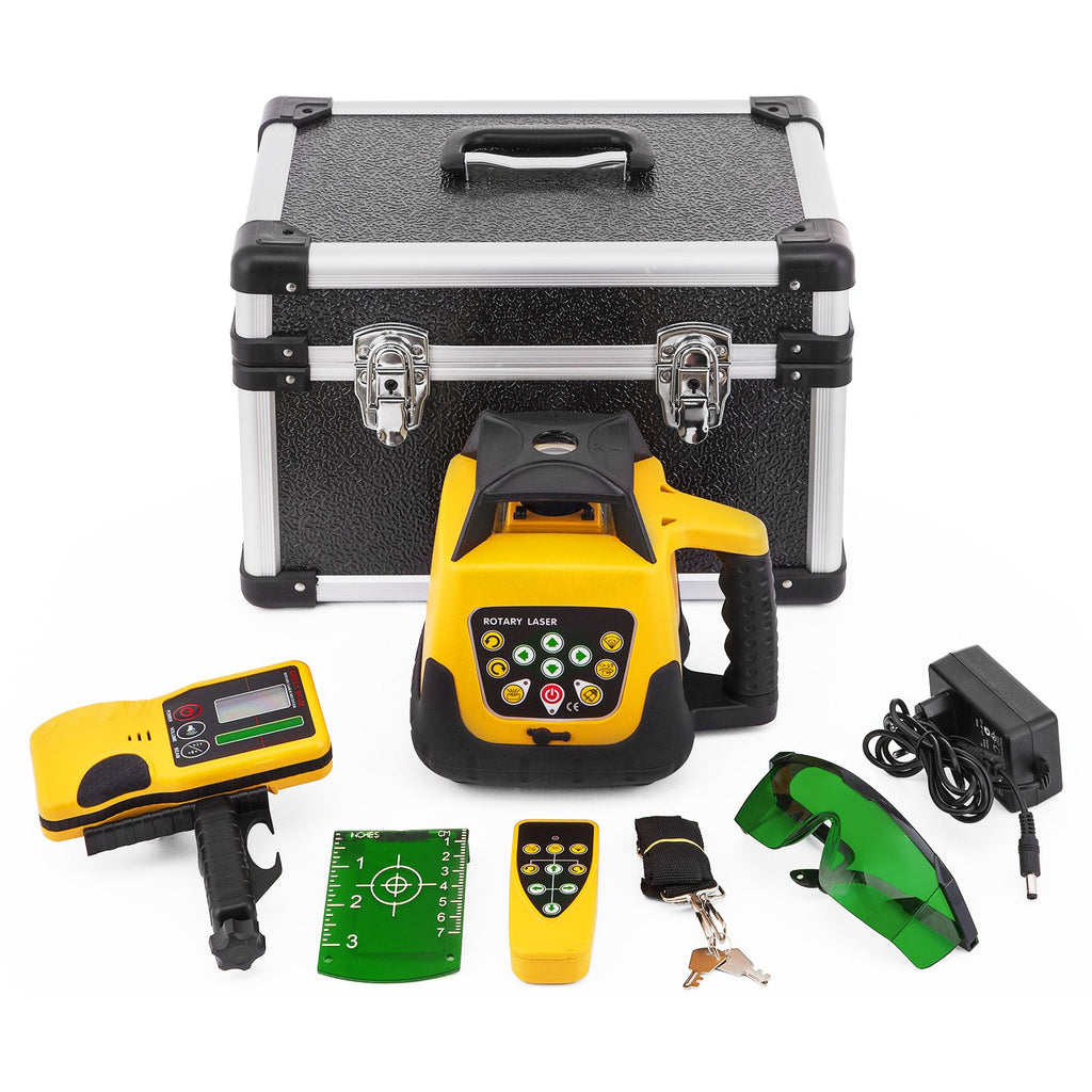 Rotacinis lazerinis nivelyras VEVOR Green Laser Kit, 500 m veikimo nuotolis