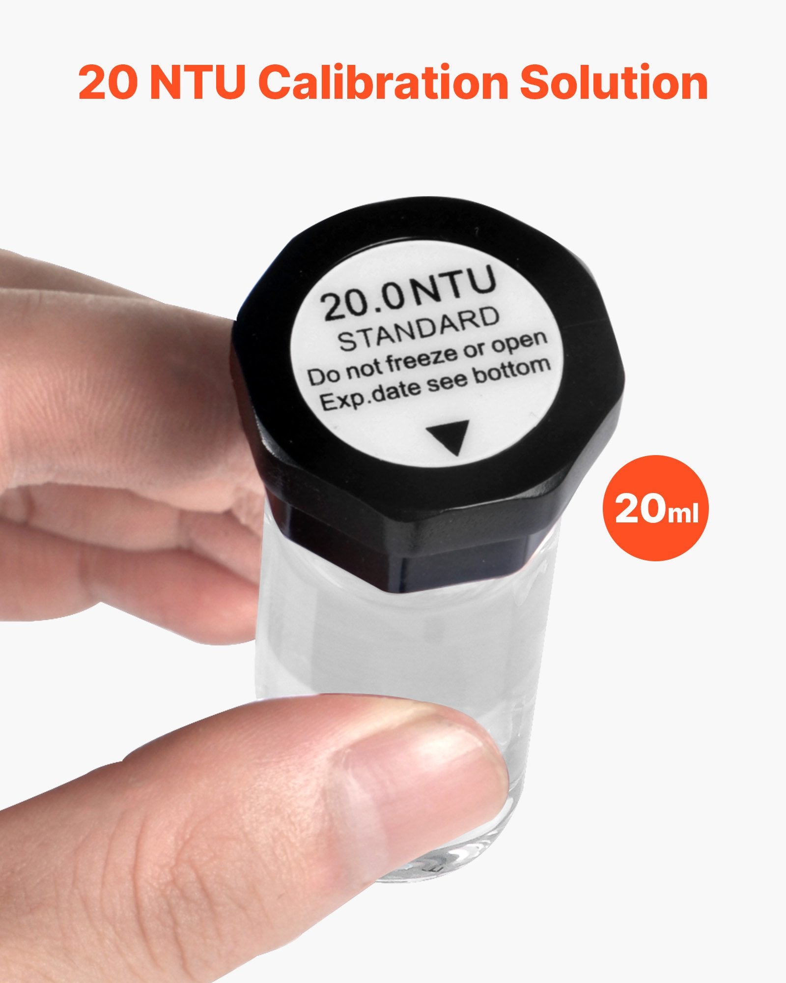 Drumstumo matuoklio kalibravimo tirpalų rinkinys VEVOR TN200-1, 20/100/400/800 NTU
