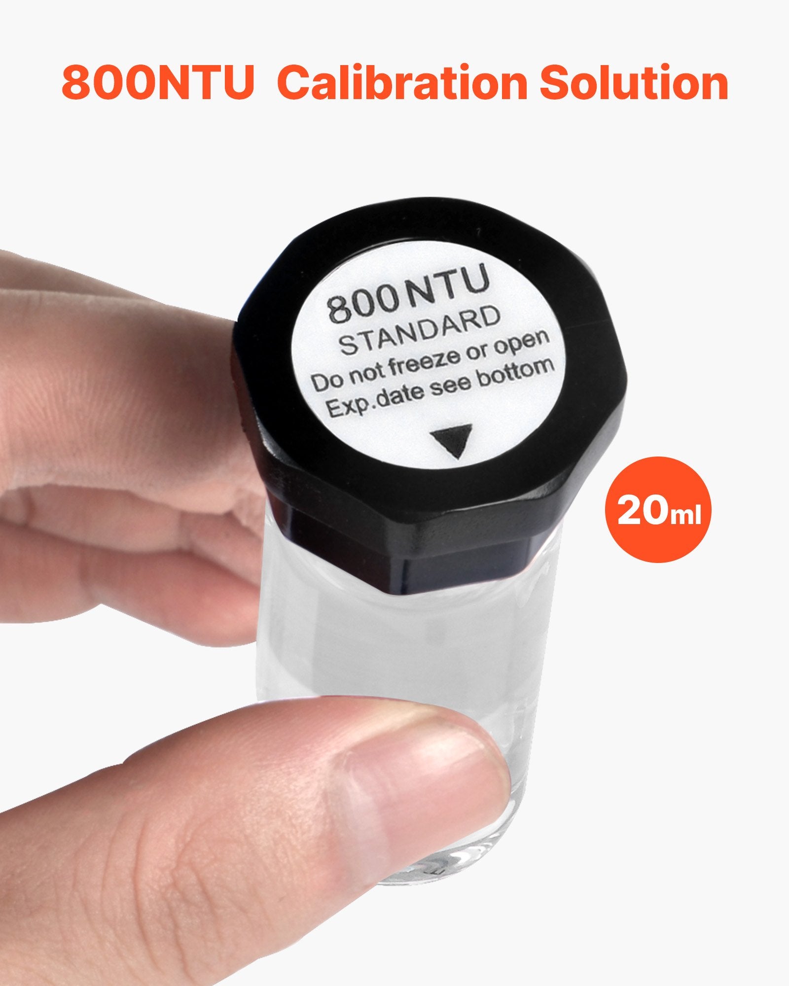 Drumstumo matuoklio kalibravimo tirpalų rinkinys VEVOR TN200-1, 20/100/400/800 NTU