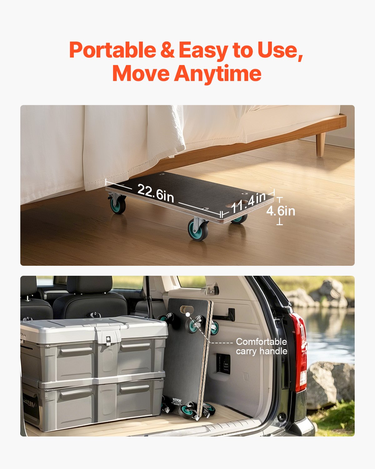Baldų pervežimo platforma VEVOR SXT-0100, 250 kg