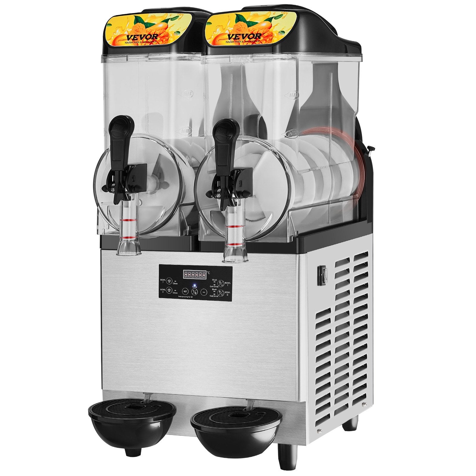 Šerbeto gaminimo aparatas VEVOR RLC12×2, 2 x 12 l