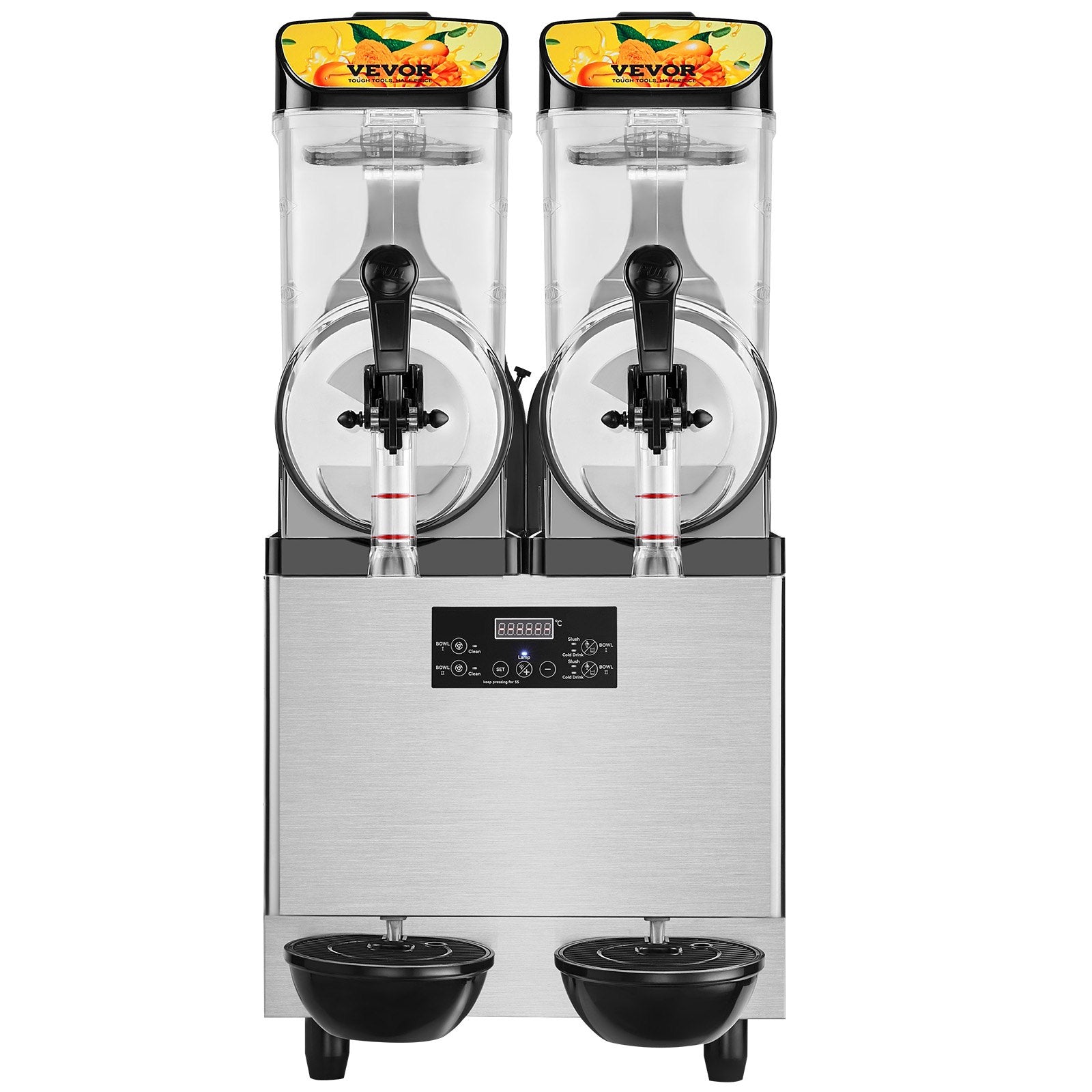 Šerbeto gaminimo aparatas VEVOR RLC12×2, 2 x 12 l