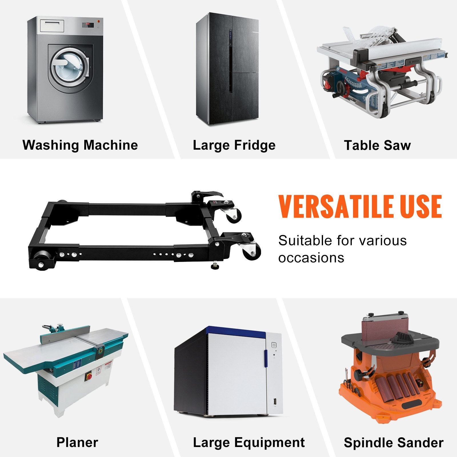 Universali mobili bazė VEVOR GZB88094, 680 kg keliamoji galia