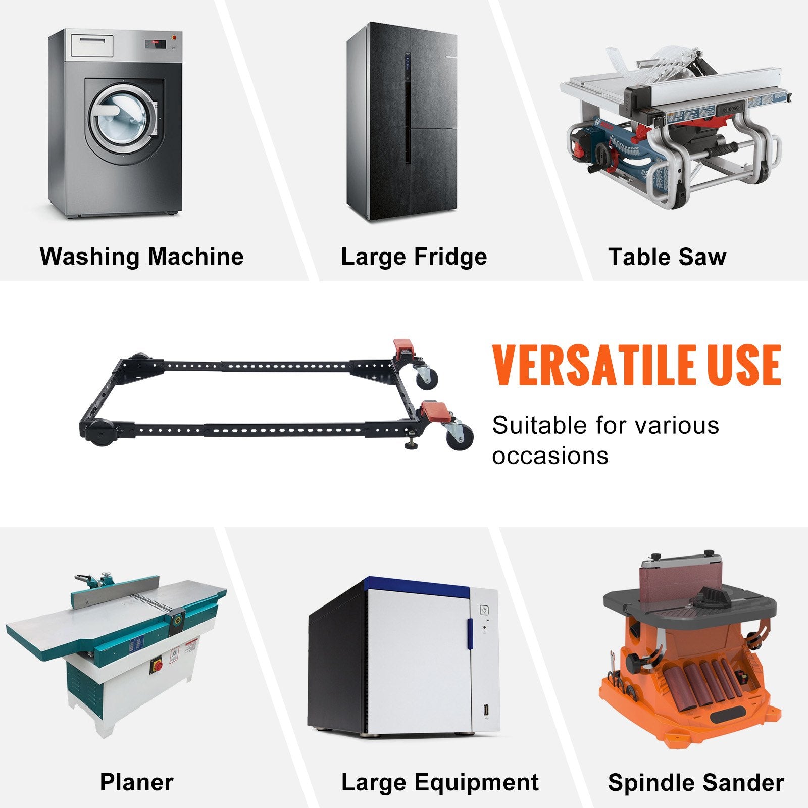 Universali mobili bazė VEVOR GZB88092, 226,8 kg keliamoji galia