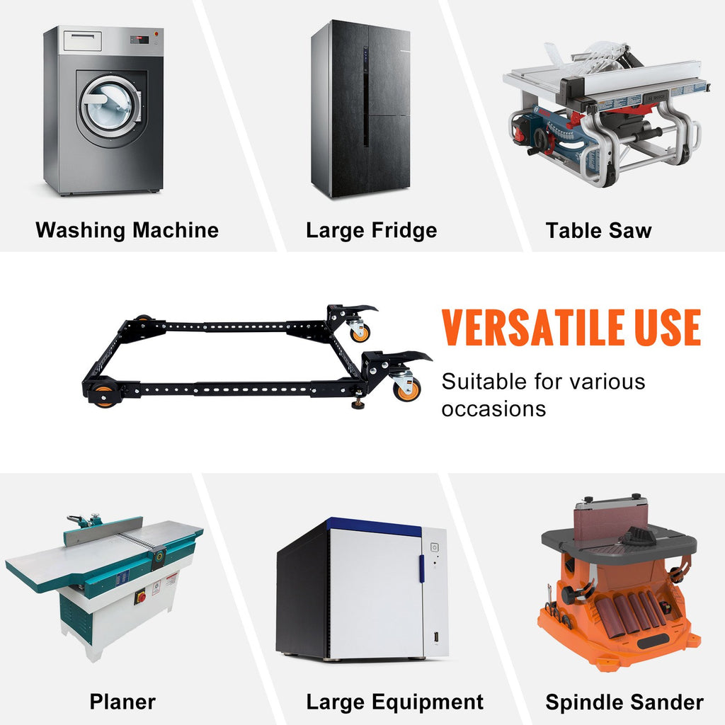Universalus mobilus pagrindas VEVOR GZB88093, 295 kg keliamoji galia