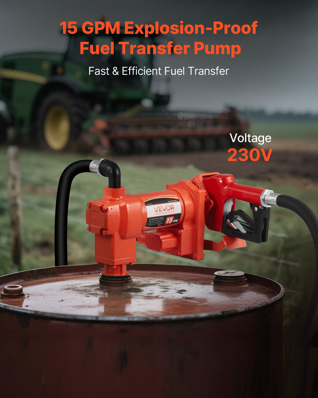 Kuro perpylimo siurblys VEVOR KEX-16AC-T01, 57 l/min